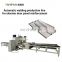 Automatic welding production line for elevator door panel reinforcement
