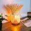 Trendy Bamboo Rattan Table Lamp Wicker Lampshade with Wooden Base Vietnam Manufacturer