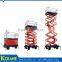 Electrical driving 300kg raising platform, movable lift table