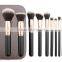 11pcs gold ferrule Luxury Makeup Brush Set synthetic hair