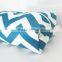 Rectangle Shape Chevron Toilet Bag With Handle Cotton Canvas Shower Bag