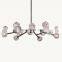 Hanging lamp home decor nordic modern gold luxury steel k 9 crystal chandelier pendant lamp BOULE DE CRISTAL CHANDELIER