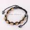 Fashion cheap Shamblla disco ball shine bling rhinestones bracelets purple color paypal accept