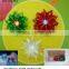 4"star bow iridescent star ribbon bow with fiber optic LED lights Hot Sale in Canada