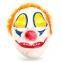 PVC Half Face Clown Masks Halloween Terror Props for Cosplay Party Ball Stall Decorations