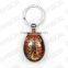 wholesale real flower and insect keychain promotional