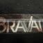 Hot Sale Decorative Surface Brushed Aluminum Self Adhesive Metal Letters
