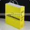 Best price economic flower printing paper shopping bag