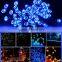 Hot Selling 22m 200 LED Solar Powered LED Strip Lights for Outdoor, Gardens, Homes, Christmas Party Blue