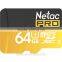 Netac MLC C10/ U3 64GB Hi Speed Memory Card