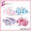 Latest design koker style wholesale butterfly pattern ribbon fashion hair net clip (XH012-019)