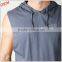 Highest Quality Men's Lightweight Deep Cut Sleeveless Muscle Stringer Hoodie Tee