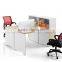 China manufacturer 2 seater Office Computer Workstation Cubicle for Small Office ( SZ-WS375)