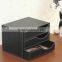 Home & Office stationery ,hot sell Pu Faux Leather 4 drawer sorter desk orgainser