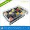 Durable unique food packaging boxes cardboard with plastic blister