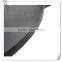 Black Round Cast Iron BBQ Grill Pan