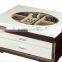 72pcs Mirror Polish Hotel Stainless Steel tableware set in wooden boxes with high quality and low price