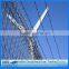 weight of barbed wire per meter length/14 gauge galvanized barbed wire /airport prison barbed wire fence(factory price)