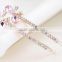 fashion crystal butterfly ornaments metal hair pins set