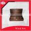 Pine wooden tea box with compartments with a low price