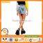 2016 Sexy High Waist Vintage Denim Shorts With Eagle Patches For Women