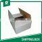 B FLUTE ECO-FRIENDLY CORRUGATED SHIPPING CARTON BOXES FOR MOVING MEATS WITH CUSTOMIZED PRINT
