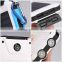 8000mAh best mobile solar cell power waterproof external battery power bank charger with strong led flashlight