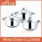Wholesale 3 Pcs Set SS410 Good Design Cookware Set Price/stainless Steel Cooking Pot