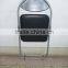 Garden furniture metal folding chairs with PVC cushion seat and back