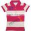 hot sale and fashion design for ladies yarn dye strips polo shirt made in China