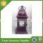 Customized logo directive glass metal tall candle holders for weddings