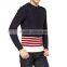 Men sweater jacquard knitted pullover sweater new design for boys