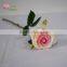 beautiful rose with designs fabric painting and flower vase jasmine color