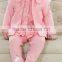 Baby girl clothing set/baby girl wear 3 pcs set for 2015