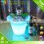 Rechargeable Plastic led portable ice bucket/night club led ice bucket/led ice bucket