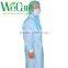 medical sterile SMS isolation gown for hospital