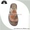 2016 new design pu injection outdoor summer brown slippers