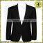 100%wool one button Lapel plain black blazers for men
