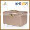 Full grain leather cosmetic box manufacturer  China
