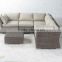 Outdoor rattan furniture sofa set