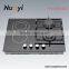 Built in tempered glass 5 burner gas cooktop