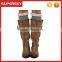 C02-2 Wholesale grey lace boot cuffs with lace and buttons /boho boot socks lace cuffs with Buttons