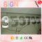 Rusty resistant durable stainless steel 3d metal led house letter number light sign