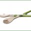 Bamboo spoon and fork