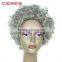 In stock silver grey wig, low price 100% human hair fashional short wig for women