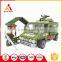 Safety ABS military base soldiers plastic building blocks toys