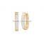Fashion Women's Gold Plated Stainless Steel Huggie Earring Wholesale