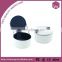 Fashion White Round Ball Shaped Jewellery Packaging Leather Box With Handle For Necklace/Earring/Ring Accessories On Sale