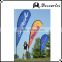 OEM design teardrop beach flags,outdoor advertising flags, flying flags and banners