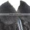 Rex rabbit fur vest fox collar vest knitting bottom fur vest KZ14001